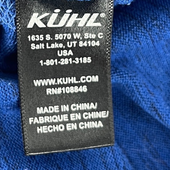 Kuhl Womens Blue Cowl Neck Long Sleeve Pullover Sweater Fleece Size Medium - Picture 9 of 10